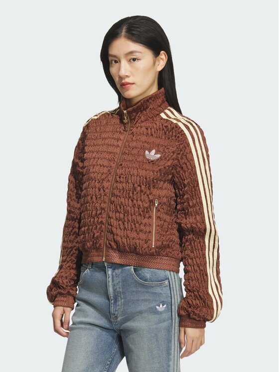 adidas adidas Bluza SMOKED Brązowy Regular Fit