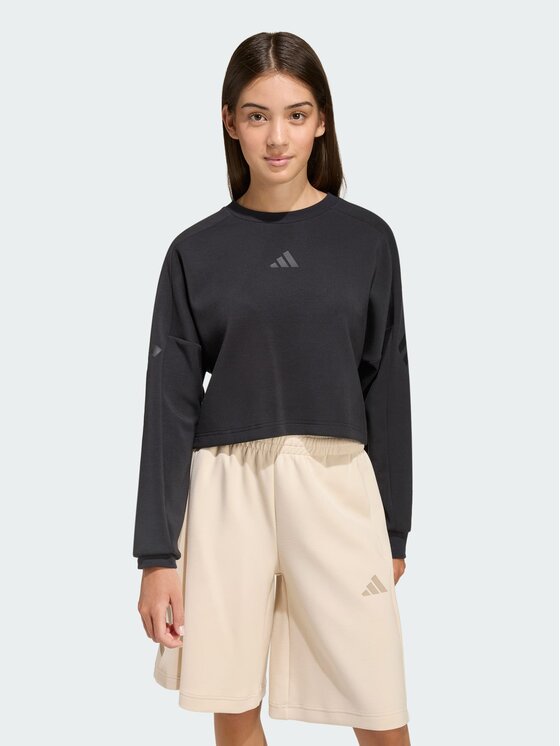 adidas adidas Bluza 158912 Czarny Loose Fit