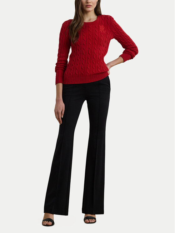 LAUREN RALPH LAUREN LAUREN RALPH LAUREN Pulover 200932223009 Rdeča Slim Fit