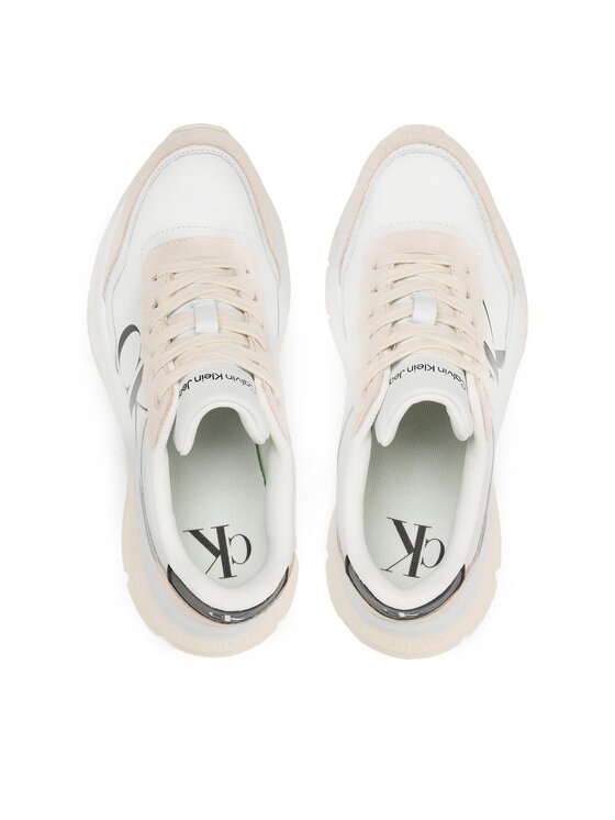 Calvin Klein Jeans Calvin Klein Jeans Tenisice Wedge Runner Mix Lth Wn YW0YW01099 Bež