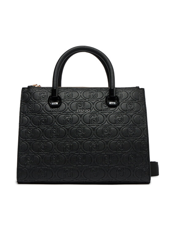 Geantă Liu Jo Ecs M Satchel Dou AA4080 E0003 Negru