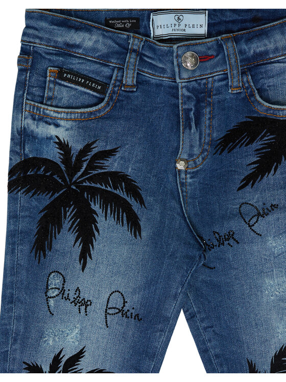 PHILIPP PLEIN PHILIPP PLEIN Jeansy 30310 Błękitny Slim Fit