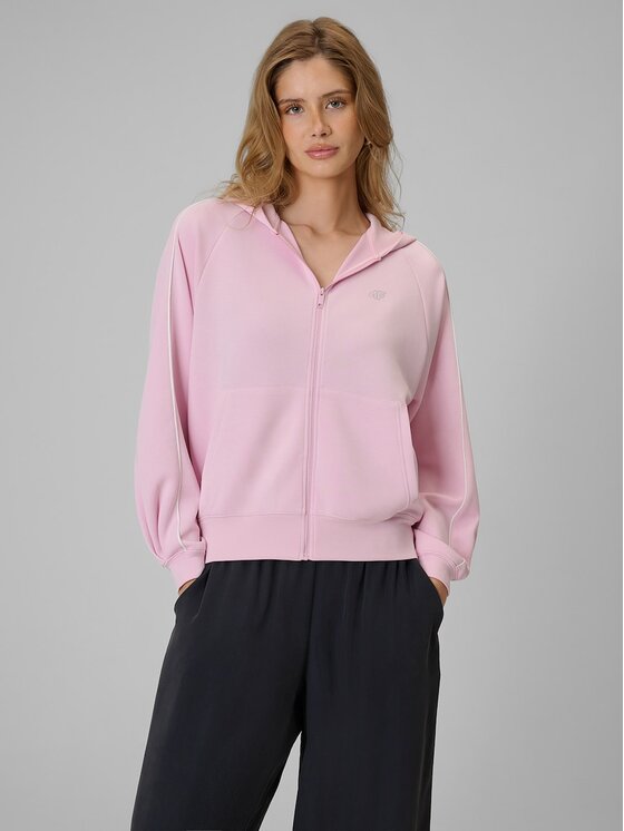 4F 4F Bluza 4FRSS26TSWSF2990-56S Różowy Relaxed Fit