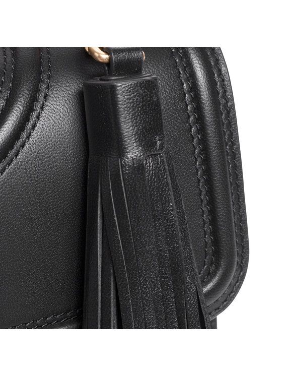 Tory Burch Tory Burch Τσάντα Flaming Small Convertible Shoulder Bag 75576 Μαύρο