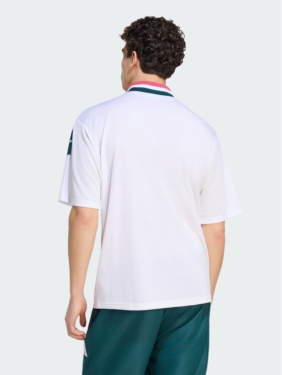 adidas adidas Koszulka techniczna 169223 Biały Loose Fit
