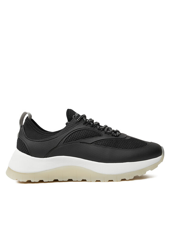 Calvin Klein Snīkeri Runner Lace Up Pearl Mix M HW0HW02079 Melns