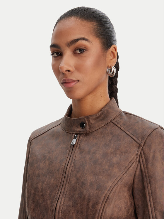 Desigual Desigual Преходно яке 26SWEW10 Кафяв Regular Fit