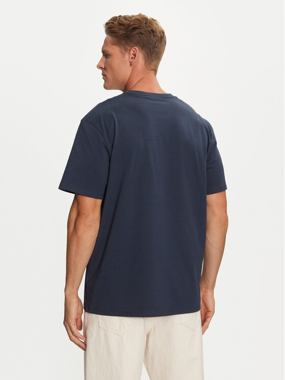 Wrangler Wrangler Marškinėliai Americana 112357436 Tamsiai mėlyna Regular Fit