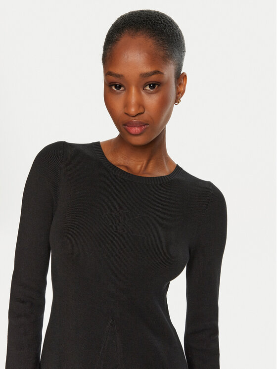 Calvin Klein Jeans Calvin Klein Jeans Φόρεμα υφασμάτινο J20J224156 Μαύρο Regular Fit