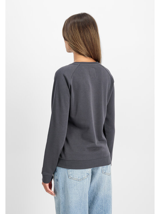 Alpha Industries Alpha Industries Bluza New Basic Sweatshirt Women Szary Regular Fit