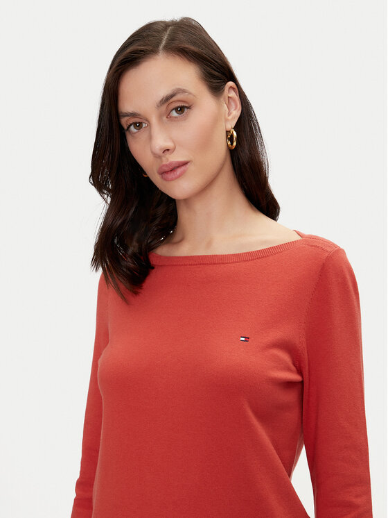 Tommy Hilfiger Tommy Hilfiger Пуловер WW0WW40099 Червен Regular Fit