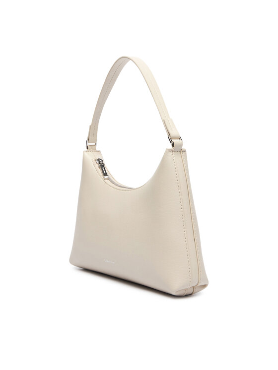 Calvin Klein Calvin Klein Дамска чанта Foil Logo Small Shoulder Bag LV04F3890G Кремав