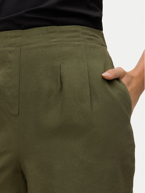 Vero Moda Vero Moda Šortky z materiálu Jesmilo 10279694 Zelená Regular Fit
