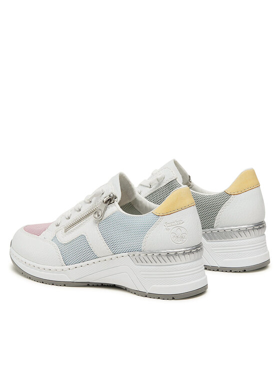 Rieker Rieker Sneakersy N4359-90 Biały