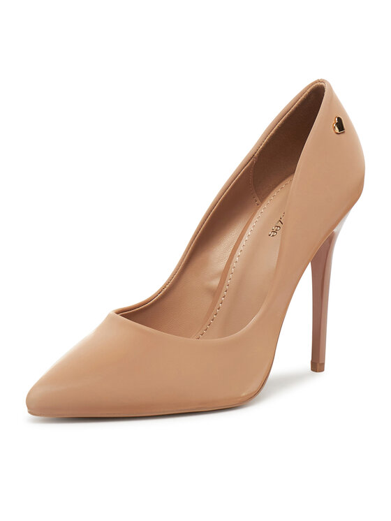 DeeZee DeeZee Pantofi cu toc subțire AB2-4503 Bej