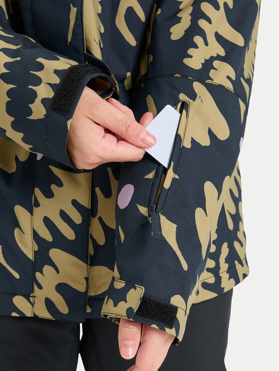 Roxy Roxy Сноуборд яке Jetty ERJTJ03529 Черен Regular Fit