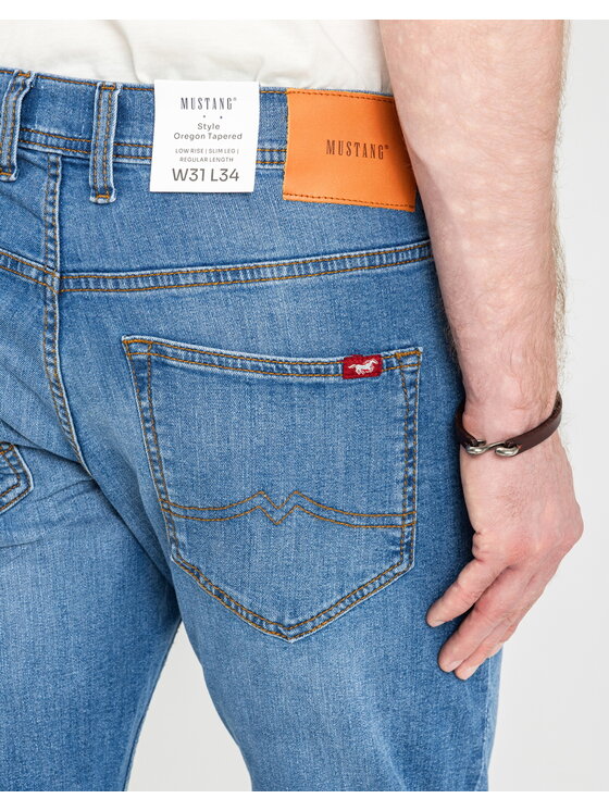 Mustang Mustang Jeansy OREGON TAPERED Niebieski Slim Fit