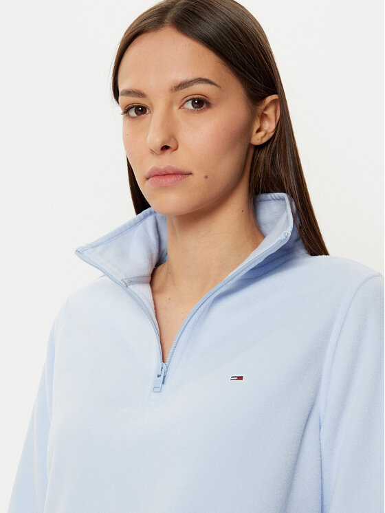 Tommy Jeans Tommy Jeans Flis DW0DW19751 Svijetloplava Regular Fit