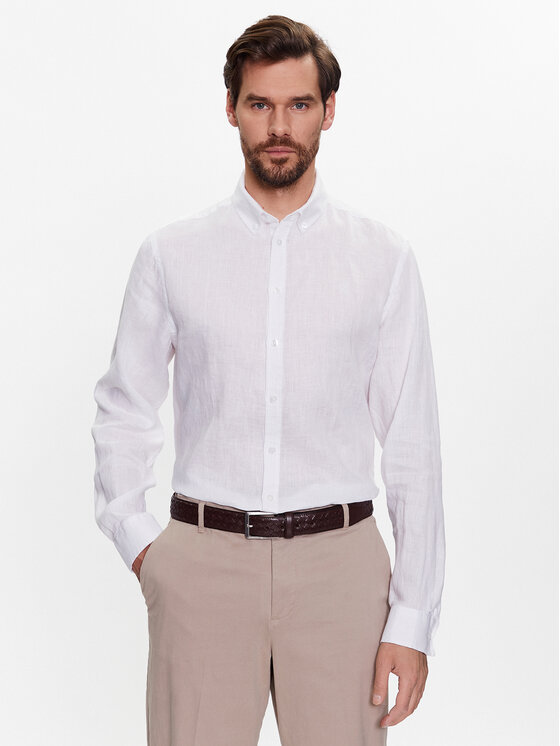 Casual Friday Casual Friday Cămașă 20504348 Alb Regular Fit