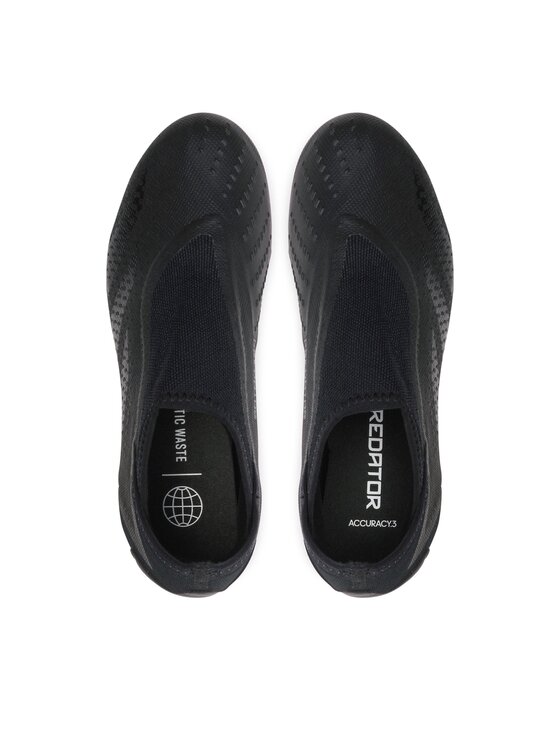 adidas adidas Взуття для футболу Predator Accuracy.3 Laceless Firm Ground GW4598 Чорний