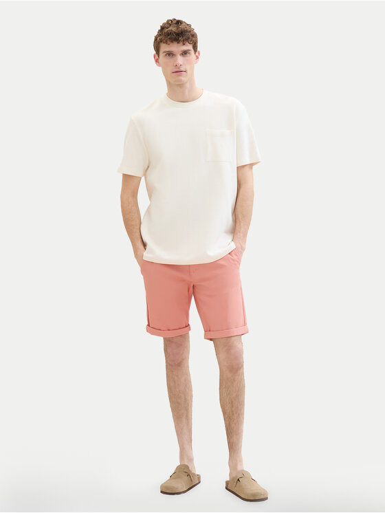 Tom Tailor Tom Tailor Kratke hlače 1040227 Ružičasta Slim Fit