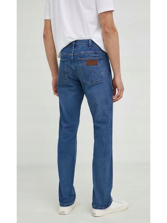 Wrangler Wrangler Jeansy Greensboro Niebieski Regular Fit