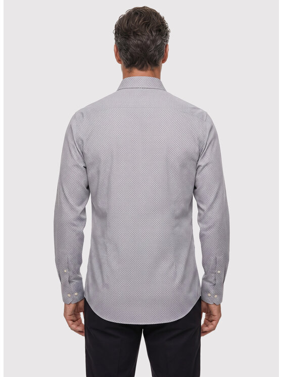 Pako Lorente Pako Lorente Koszula P26WF-1X-009 Szary Slim Fit