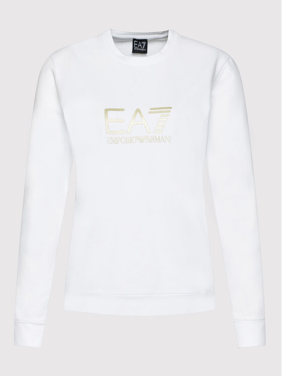 EA7 Emporio Armani EA7 Emporio Armani Felpa 8NTM35 TJCQZ 0101 Bianco Regular Fit