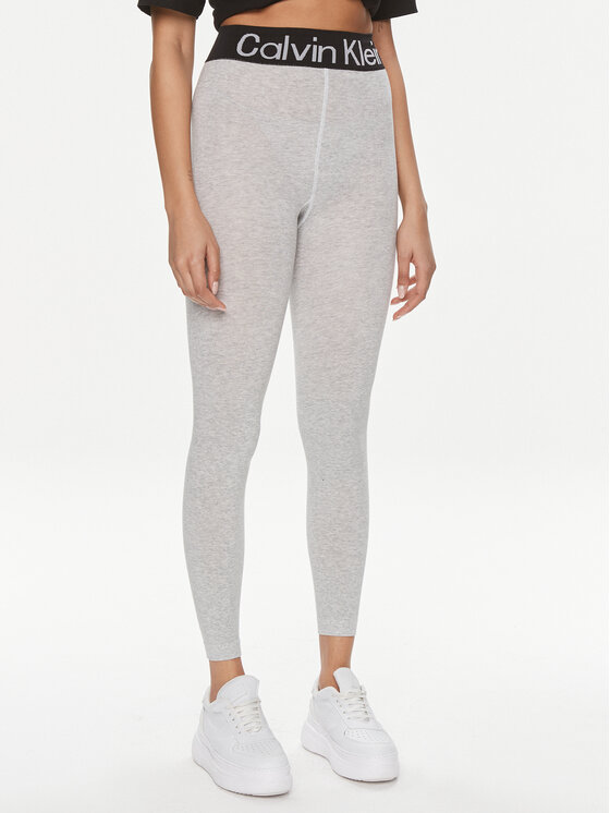 Calvin Klein Legíny 701226027 Sivá Slim Fit