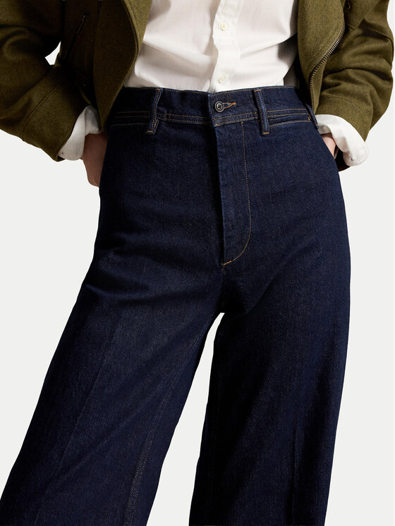 Polo Ralph Lauren Polo Ralph Lauren Jeansy 211B17119001 Granatowy Wide Leg