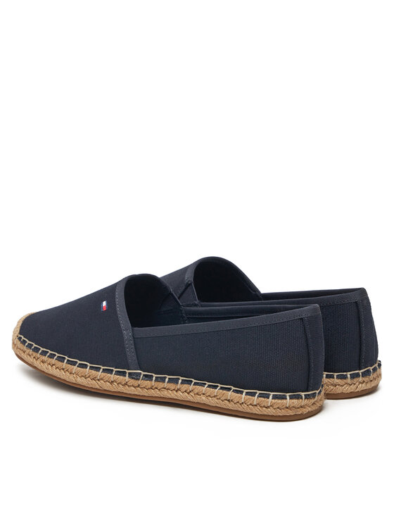 Tommy Hilfiger Tommy Hilfiger Espadrilles Flag Canvas Espadrille FW0FW08541 Dunkelblau