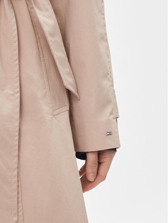 Tommy Hilfiger Tommy Hilfiger Trencz Cotton Classic Trench WW0WW40482 Beżowy Regular Fit