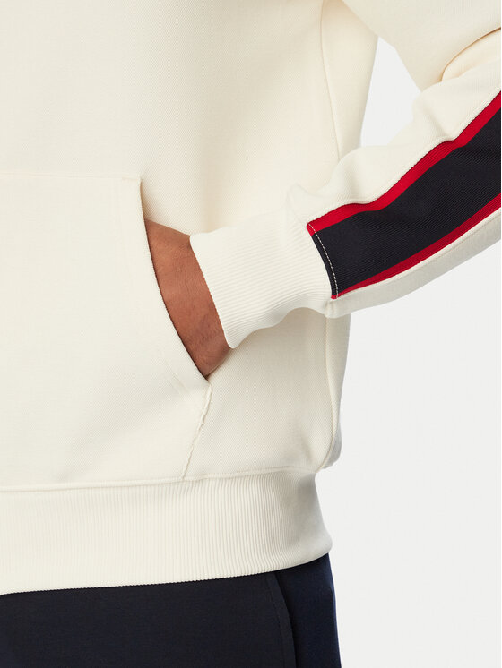 Tommy Hilfiger Tommy Hilfiger Majica dugih rukava Pique H Badge MW0MW44957 Krem Regular Fit