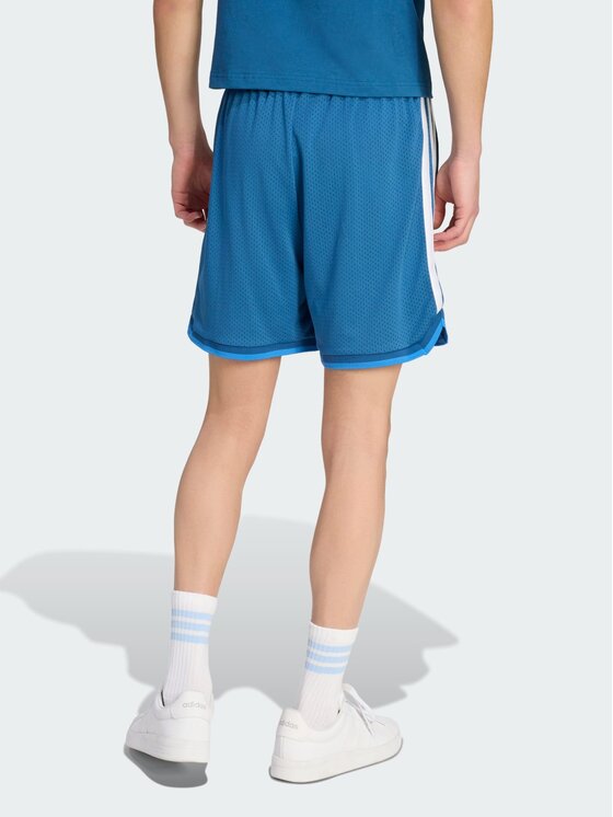 adidas adidas Szorty materiałowe 158748 Błękitny Regular Fit