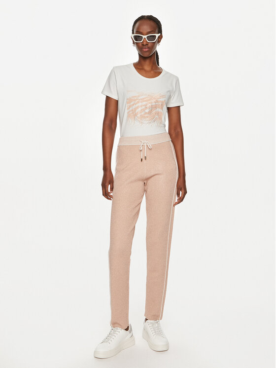 Liu Jo Sport Liu Jo Sport Melegítő alsó TF4104 MS49I Rózsaszín Regular Fit
