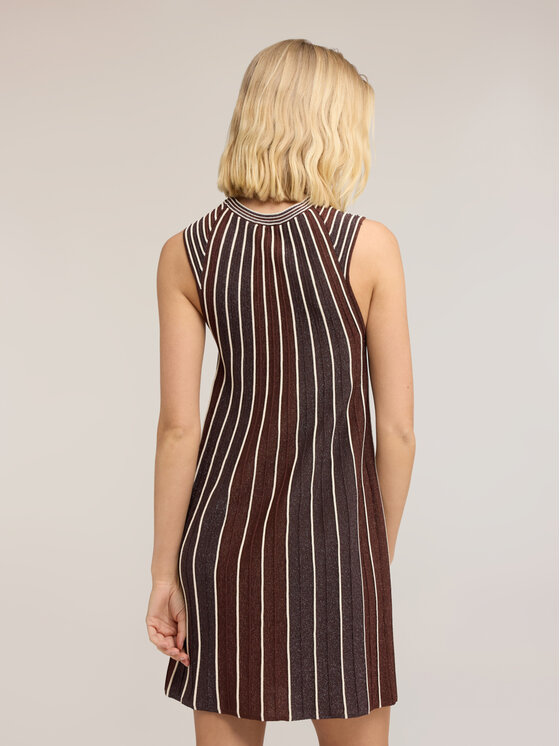 Motivi Motivi Abito da cocktail 7677W001572N0V2 Marrone A-Line Fit