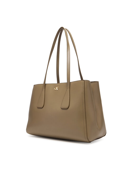 Calvin Klein Calvin Klein Kabelka Ck Medium Work Tote LV04F3442G Béžová