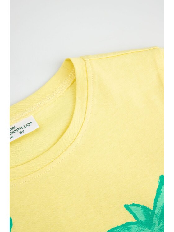 Coccodrillo Coccodrillo T-Shirt WC6143205WGK-004 Żółty Regular Fit