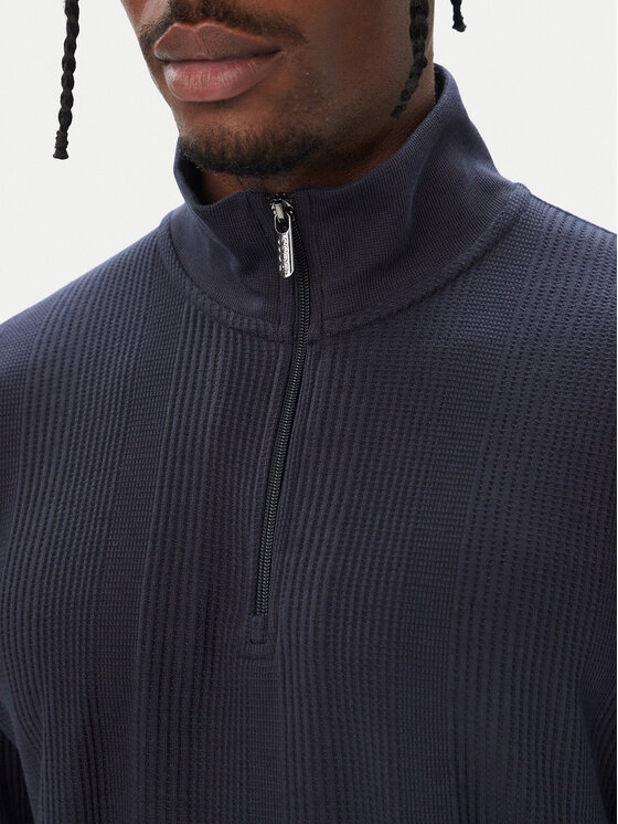 BOSS BOSS Hanorac Structure 50545597 Bleumarin Regular Fit