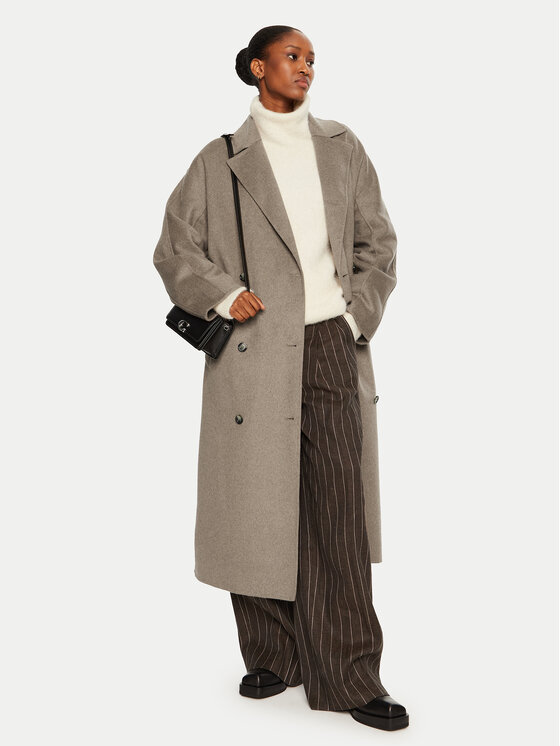 DAY BIRGER ÉT MIKKELSEN DAY BIRGER ÉT MIKKELSEN Palton de lână Howard DAY65243401 Bej Loose Fit