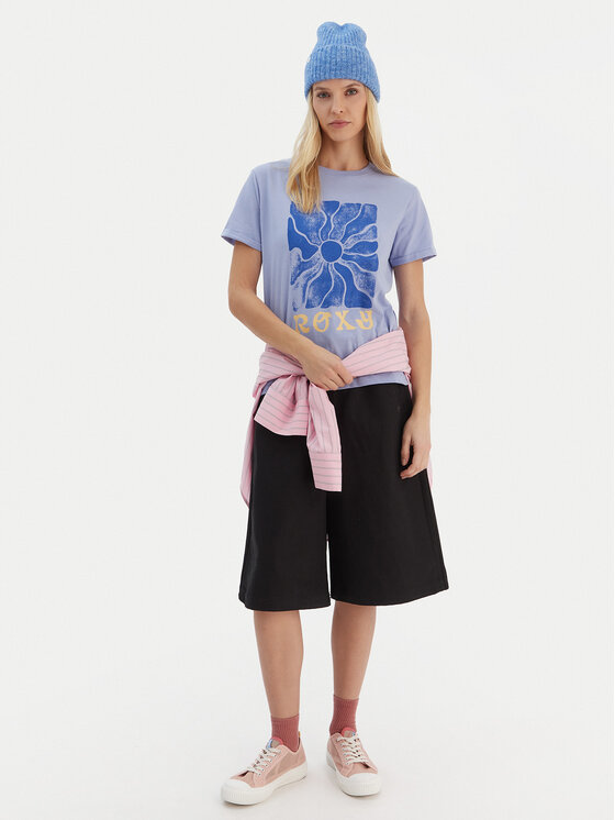 Roxy Roxy T-shirt ERJZT05911 Viola Regular Fit