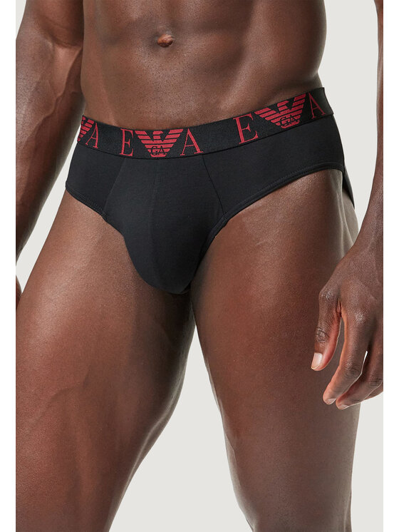 Emporio Armani Underwear Emporio Armani Underwear Boxer 3 PACK BRIEF Rosso