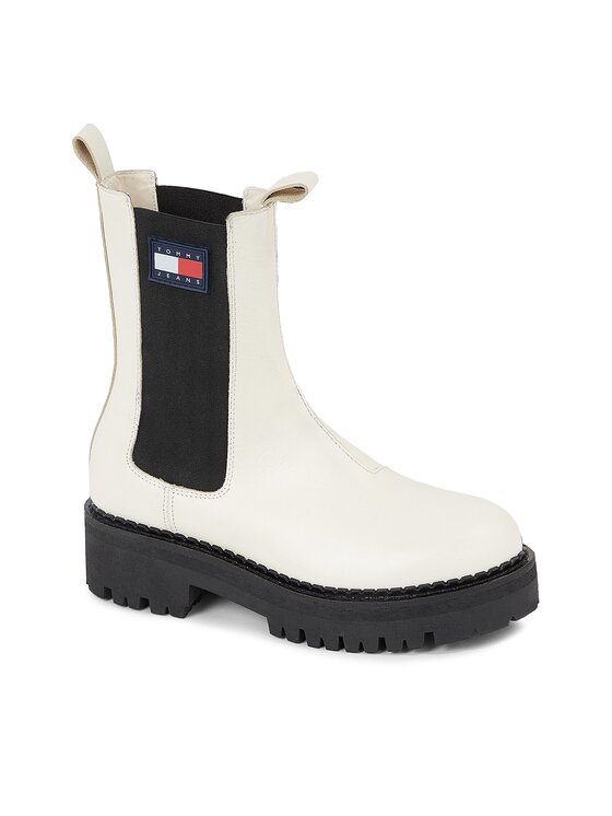 Tommy Jeans Tommy Jeans Боти тип челси Tjw Urban Chelsea EN0EN02298 Бял