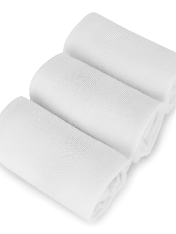 Sprandi Sprandi Комплект 3 чифта къси чорапи унисекс 0UB-004-AW24 (3-PACK) Бял