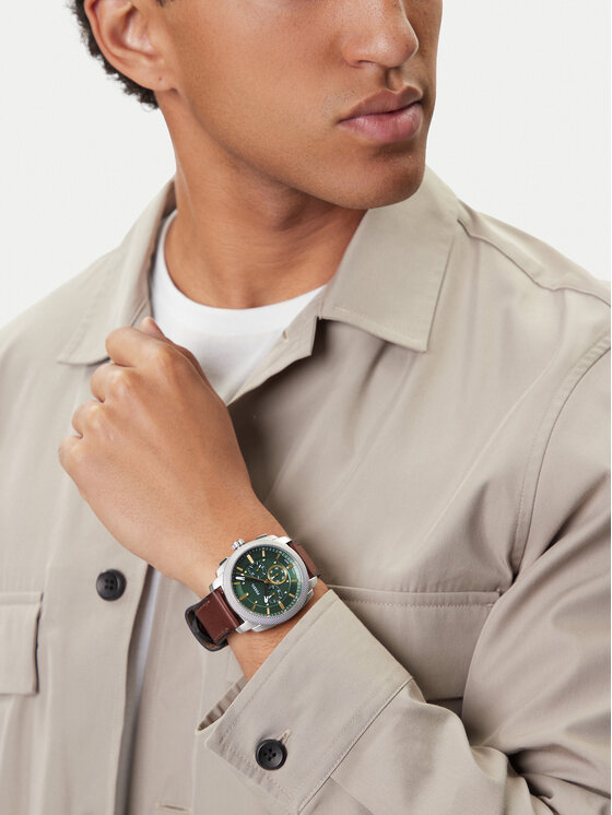Fossil Fossil Sat Machine Chronograph FS6100 Smeđa