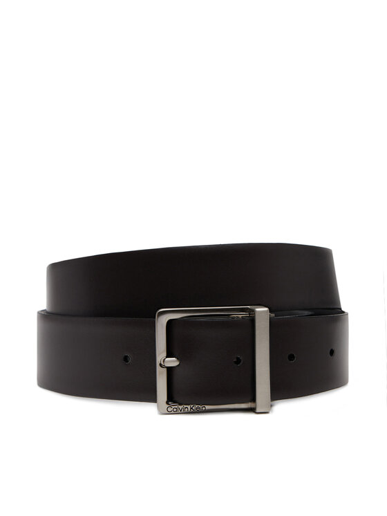 Calvin Klein Calvin Klein Ζώνη Ανδρική Adj/Rev Sleek Square 35Mm K50K512836 Μαύρο