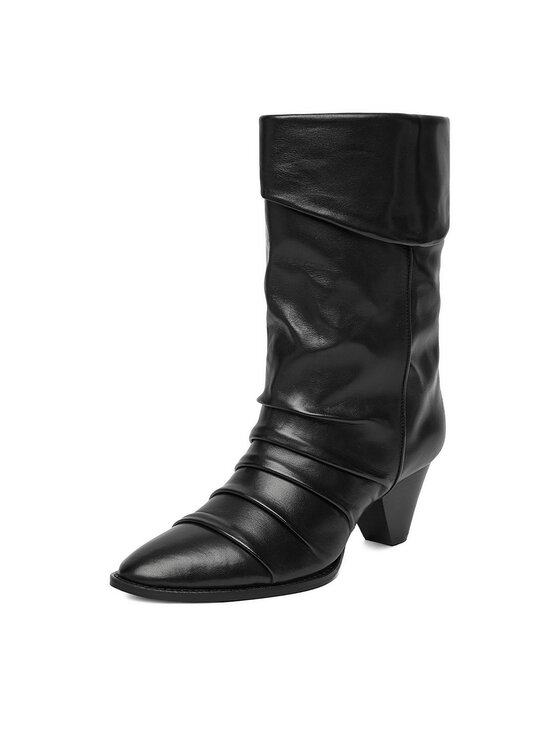 Badura Badura Zimski škornji EO-APRIL-25FW218-1 Črna