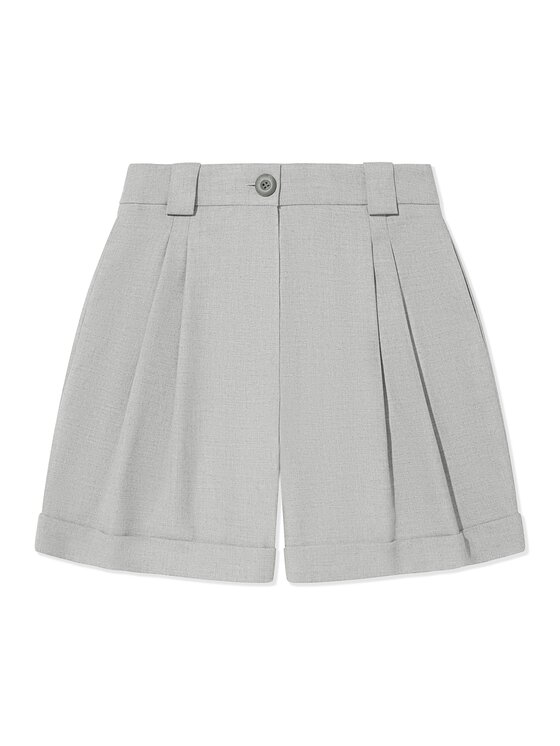 La Mania La Mania Sportovní kraťasy SEASIDE Šedá Classic Fit