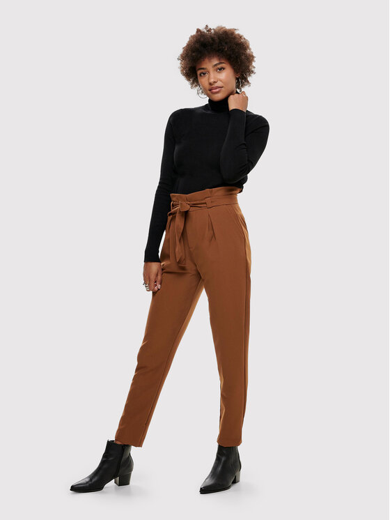 ONLY ONLY Rollkragenpullover Venice 15183772 Schwarz Regular Fit
