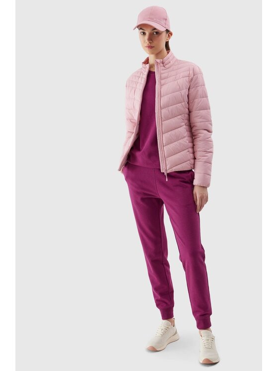4F 4F Giubbotto piumino 4FWSS24TDJAF350-56S Rosa Regular Fit
